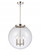 Beacon - 3 Light - 16 inch - Polished Nickel - Cord hung - Pendant (3442|221-3S-PN-G204-16-LED)