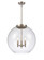 Athens - 3 Light - 18 inch - Brushed Satin Nickel - Cord hung - Pendant (3442|221-3S-SN-G122-18-LED)