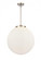Beacon - 3 Light - 18 inch - Brushed Satin Nickel - Stem hung - Pendant (3442|221-3S-SN-G201-18)