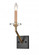 Raleigh - 1 Light - 5 inch - Black Brushed Brass - Sconce (3442|331-1W-BBG)