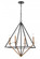 Raleigh - 4 Light - 24 inch - Black Brushed Brass - Chain Hung - Chandelier (3442|331-4CR-BBG)