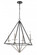 Raleigh - 4 Light - 24 inch - Black Satin Nickel - Chain Hung - Chandelier (3442|331-4CR-BSN-BB-C35-LED)