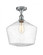 Cindyrella - 1 Light - 12 inch - Polished Chrome - Semi-Flush Mount (3442|516-1C-PC-G654-12-LED)