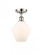Cindyrella - 1 Light - 8 inch - Polished Nickel - Semi-Flush Mount (3442|516-1C-PN-G651-8)