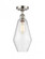 Cindyrella - 1 Light - 7 inch - Polished Nickel - Semi-Flush Mount (3442|516-1C-PN-G654-7-LED)