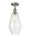 Cindyrella - 1 Light - 7 inch - Brushed Satin Nickel - Semi-Flush Mount (3442|516-1C-SN-G654-7-LED)