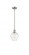 Cindyrella - 1 Light - 8 inch - Brushed Satin Nickel - Mini Pendant (3442|516-1S-SN-G654-8-LED)