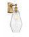 Cindyrella - 1 Light - 7 inch - Brushed Brass - Sconce (3442|516-1W-BB-G654-7-LED)