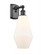 Cindyrella - 1 Light - 7 inch - Matte Black - Sconce (3442|516-1W-BK-G651-7)