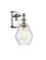 Cindyrella - 1 Light - 6 inch - Polished Nickel - Sconce (3442|516-1W-PN-G654-6-LED)
