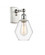 Cindyrella - 1 Light - 6 inch - White Polished Chrome - Sconce (3442|516-1W-WPC-G652-6-LED)