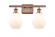 Cindyrella - 2 Light - 16 inch - Antique Copper - Bath Vanity Light (3442|516-2W-AC-G651-6-LED)