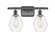 Cindyrella - 2 Light - 16 inch - Oil Rubbed Bronze - Bath Vanity Light (3442|516-2W-OB-G652-6-LED)