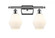 Cindyrella - 2 Light - 16 inch - Polished Chrome - Bath Vanity Light (3442|516-2W-PC-G651-6)