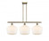 Cindyrella - 3 Light - 39 inch - Antique Brass - Stem hung - Island Light (3442|516-3I-AB-G651-12)