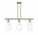 Cindyrella - 3 Light - 36 inch - Antique Brass - Stem hung - Island Light (3442|516-3I-AB-G652-7)