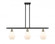 Cindyrella - 3 Light - 36 inch - Black Antique Brass - Stem hung - Island Light (3442|516-3I-BAB-G651-6-LED)