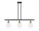 Cindyrella - 3 Light - 36 inch - Black Antique Brass - Stem hung - Island Light (3442|516-3I-BAB-G652-6-LED)