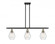 Cindyrella - 3 Light - 36 inch - Black Antique Brass - Stem hung - Island Light (3442|516-3I-BAB-G654-6)