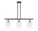 Cindyrella - 3 Light - 36 inch - Black Antique Brass - Stem hung - Island Light (3442|516-3I-BAB-G654-8)