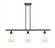 Cindyrella - 3 Light - 36 inch - Matte Black - Stem hung - Island Light (3442|516-3I-BK-G651-6)