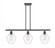 Cindyrella - 3 Light - 36 inch - Matte Black - Stem hung - Island Light (3442|516-3I-BK-G652-8)