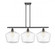 Cindyrella - 3 Light - 39 inch - Oil Rubbed Bronze - Stem hung - Island Light (3442|516-3I-OB-G654-12-LED)