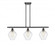 Cindyrella - 3 Light - 36 inch - Oil Rubbed Bronze - Stem hung - Island Light (3442|516-3I-OB-G654-8-LED)