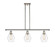 Cindyrella - 3 Light - 36 inch - Polished Nickel - Stem hung - Island Light (3442|516-3I-PN-G652-6-LED)