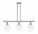 Cindyrella - 3 Light - 36 inch - Polished Nickel - Stem hung - Island Light (3442|516-3I-PN-G652-8)