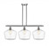 Cindyrella - 3 Light - 39 inch - Brushed Satin Nickel - Stem hung - Island Light (3442|516-3I-SN-G654-12)