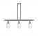 Cindyrella - 3 Light - 36 inch - Brushed Satin Nickel - Stem hung - Island Light (3442|516-3I-SN-G654-6-LED)