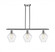 Cindyrella - 3 Light - 36 inch - Brushed Satin Nickel - Stem hung - Island Light (3442|516-3I-SN-G654-8)
