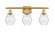 Cindyrella - 3 Light - 26 inch - Satin Gold - Bath Vanity Light (3442|516-3W-SG-G654-6)