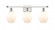 Cindyrella - 3 Light - 26 inch - White Polished Chrome - Bath Vanity Light (3442|516-3W-WPC-G651-6-LED)