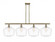 Cindyrella - 4 Light - 50 inch - Antique Brass - Stem hung - Island Light (3442|516-4I-AB-G652-12-LED)