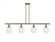 Cindyrella - 4 Light - 48 inch - Antique Brass - Stem hung - Island Light (3442|516-4I-AB-G654-6)