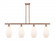 Cindyrella - 4 Light - 48 inch - Antique Copper - Stem hung - Island Light (3442|516-4I-AC-G651-7-LED)