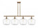 Cindyrella - 4 Light - 50 inch - Brushed Brass - Stem hung - Island Light (3442|516-4I-BB-G654-12)
