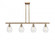 Cindyrella - 4 Light - 48 inch - Brushed Brass - Stem hung - Island Light (3442|516-4I-BB-G654-6-LED)