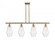 Cindyrella - 4 Light - 48 inch - Brushed Brass - Stem hung - Island Light (3442|516-4I-BB-G654-7-LED)