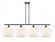 Cindyrella - 4 Light - 50 inch - Matte Black - Stem hung - Island Light (3442|516-4I-BK-G651-12)
