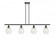 Cindyrella - 4 Light - 48 inch - Oil Rubbed Bronze - Stem hung - Island Light (3442|516-4I-OB-G654-6-LED)
