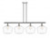 Cindyrella - 4 Light - 50 inch - Polished Chrome - Stem hung - Island Light (3442|516-4I-PC-G652-12-LED)