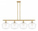 Cindyrella - 4 Light - 50 inch - Satin Gold - Stem hung - Island Light (3442|516-4I-SG-G652-12)