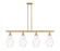 Cindyrella - 4 Light - 48 inch - Satin Gold - Stem hung - Island Light (3442|516-4I-SG-G652-7-LED)