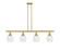 Cindyrella - 4 Light - 48 inch - Satin Gold - Stem hung - Island Light (3442|516-4I-SG-G654-6)