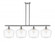 Cindyrella - 4 Light - 50 inch - Brushed Satin Nickel - Stem hung - Island Light (3442|516-4I-SN-G652-12-LED)