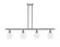 Cindyrella - 4 Light - 48 inch - Brushed Satin Nickel - Stem hung - Island Light (3442|516-4I-SN-G652-6-LED)