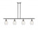 Cindyrella - 4 Light - 48 inch - Brushed Satin Nickel - Stem hung - Island Light (3442|516-4I-SN-G654-6-LED)